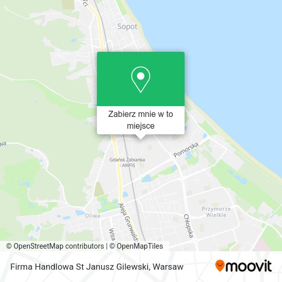 Mapa Firma Handlowa St Janusz Gilewski