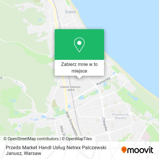 Mapa Przeds Market Handl Usług Netrex Palczewski Janusz