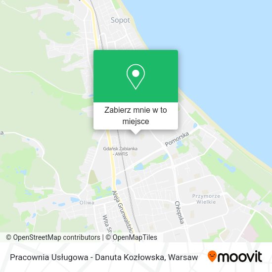 Mapa Pracownia Usługowa - Danuta Kozłowska