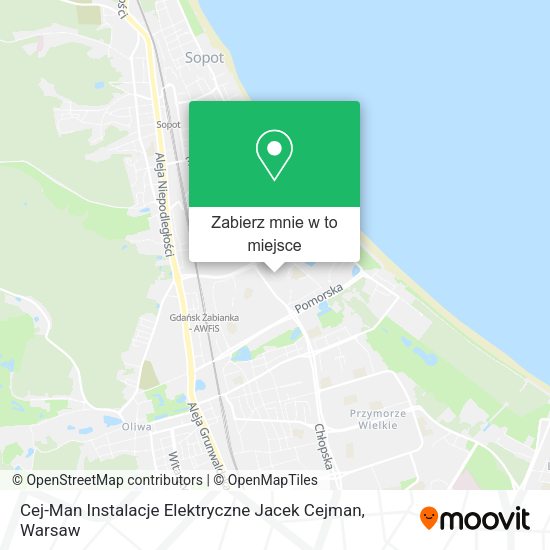 Mapa Cej-Man Instalacje Elektryczne Jacek Cejman