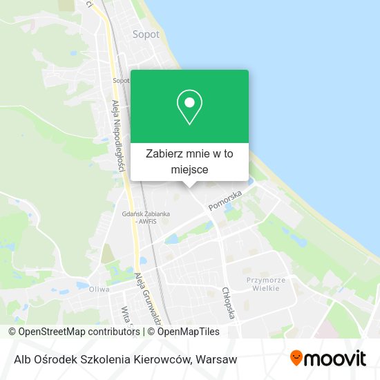 Mapa Alb Ośrodek Szkolenia Kierowców