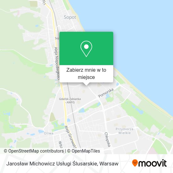 Mapa Jarosław Michowicz Usługi Ślusarskie