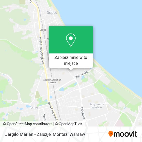 Mapa Jargiło Marian - Żaluzje, Montaż