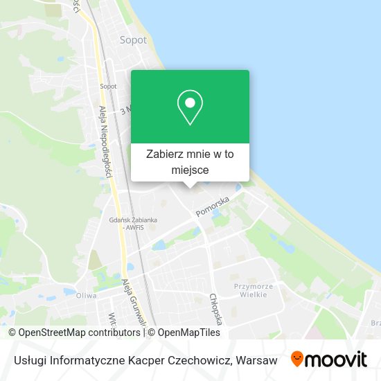 Mapa Usługi Informatyczne Kacper Czechowicz