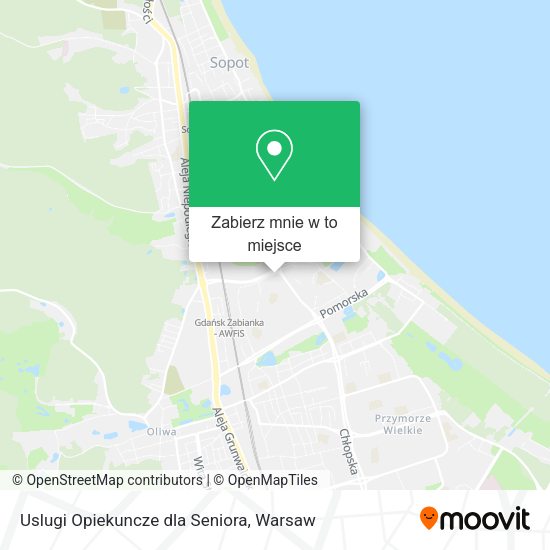 Mapa Uslugi Opiekuncze dla Seniora