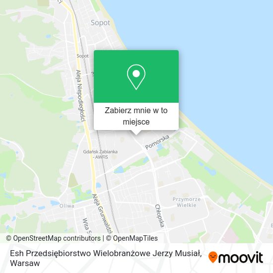 Mapa Esh Przedsiębiorstwo Wielobranżowe Jerzy Musiał