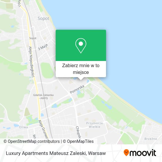 Mapa Luxury Apartments Mateusz Zaleski