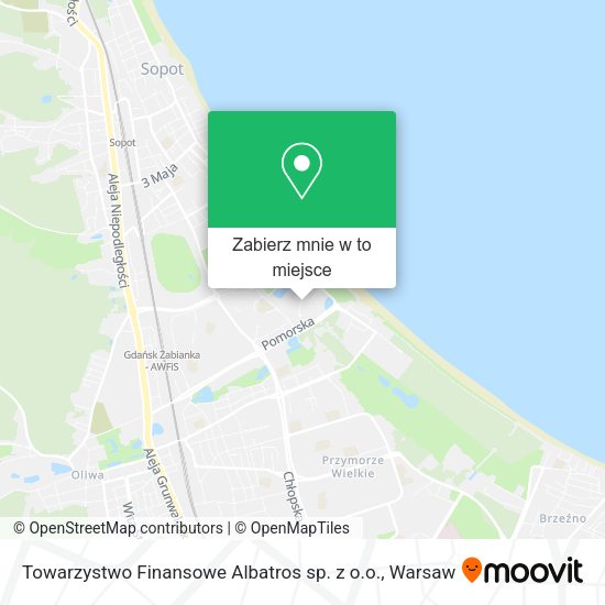 Mapa Towarzystwo Finansowe Albatros sp. z o.o.