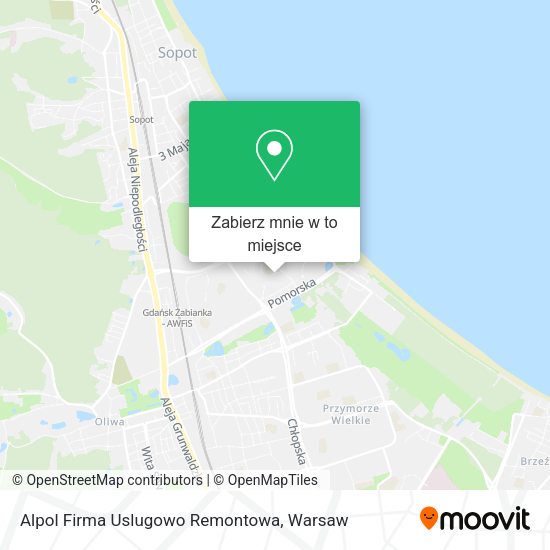 Mapa Alpol Firma Uslugowo Remontowa