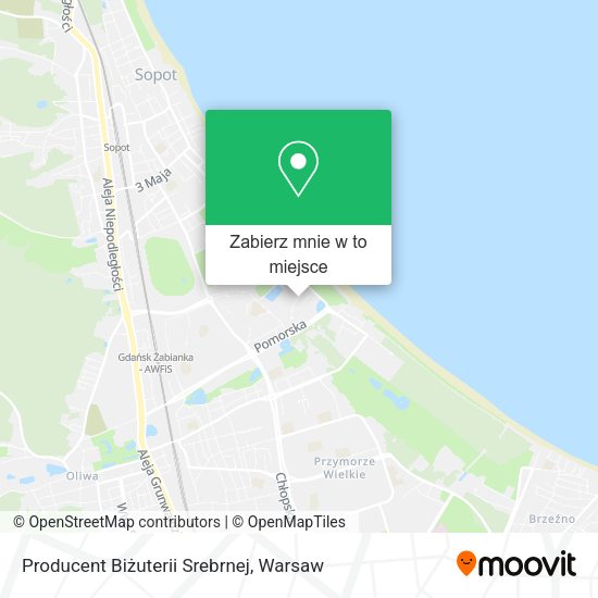 Mapa Producent Biżuterii Srebrnej