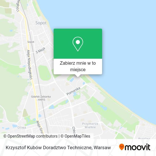 Mapa Krzysztof Kubów Doradztwo Techniczne