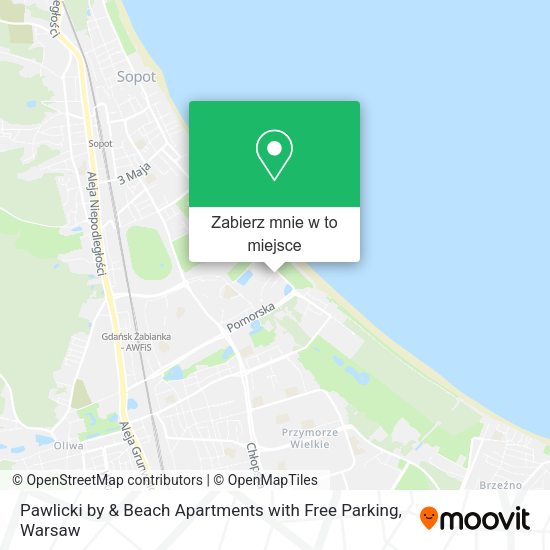 Mapa Pawlicki by & Beach Apartments with Free Parking