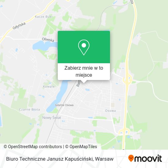 Mapa Biuro Techniczne Janusz Kapuściński