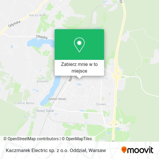 Mapa Kaczmarek Electric sp. z o.o. Oddział