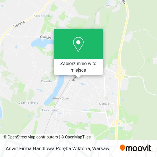 Mapa Anwit Firma Handlowa Poręba Wiktoria