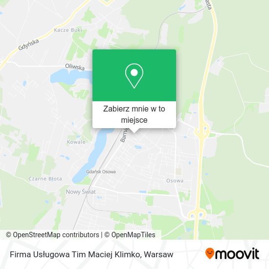 Mapa Firma Usługowa Tim Maciej Klimko