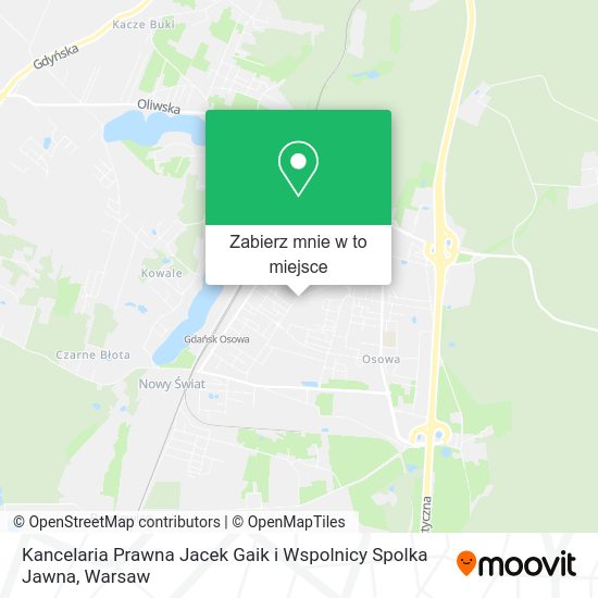 Mapa Kancelaria Prawna Jacek Gaik i Wspolnicy Spolka Jawna