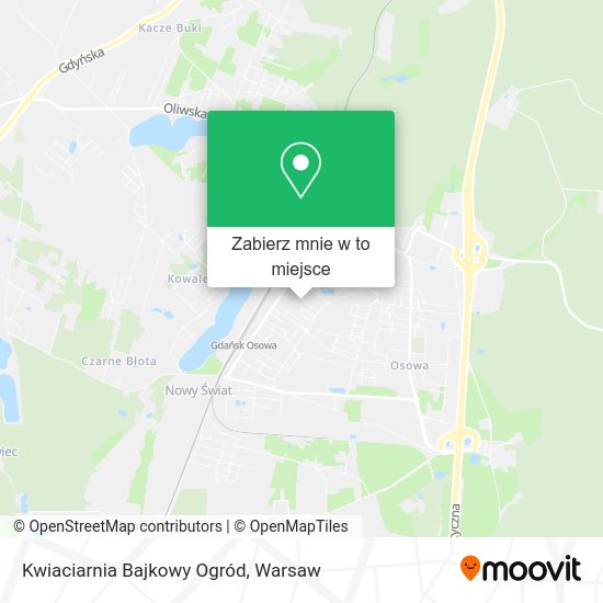 Mapa Kwiaciarnia Bajkowy Ogród