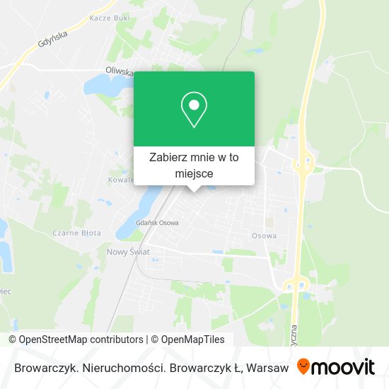 Mapa Browarczyk. Nieruchomości. Browarczyk Ł