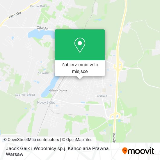 Mapa Jacek Gaik i Wspólnicy sp.j. Kancelaria Prawna