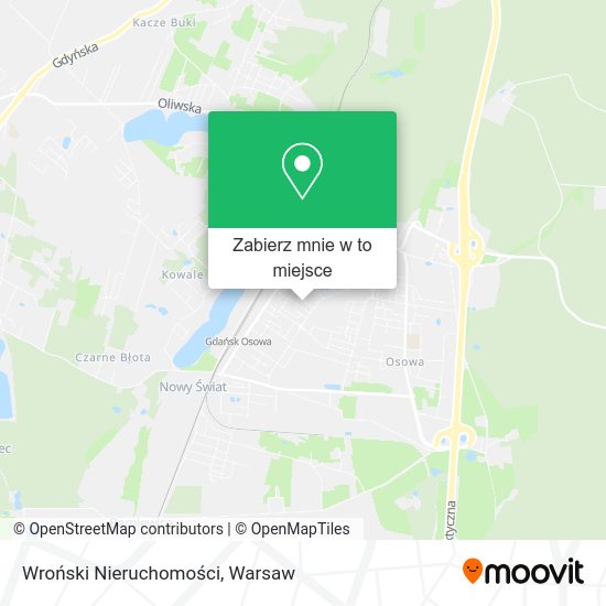 Mapa Wroński Nieruchomości