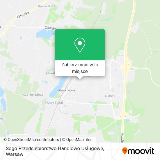 Mapa Sogo Przedsiębiorstwo Handlowo Usługowe