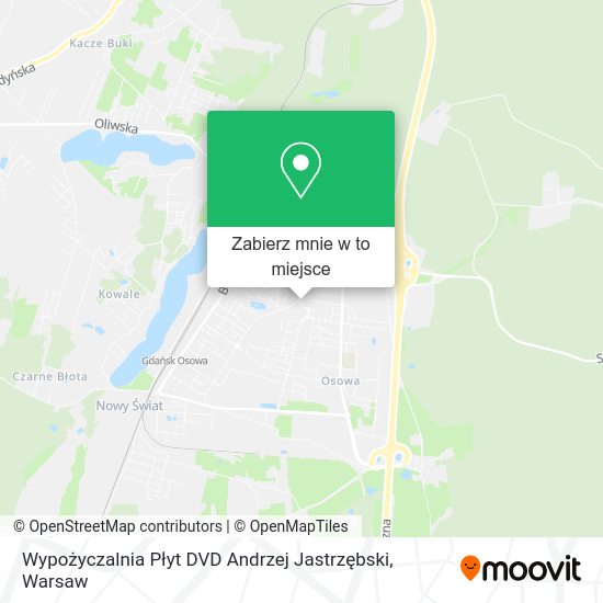 Mapa Wypożyczalnia Płyt DVD Andrzej Jastrzębski