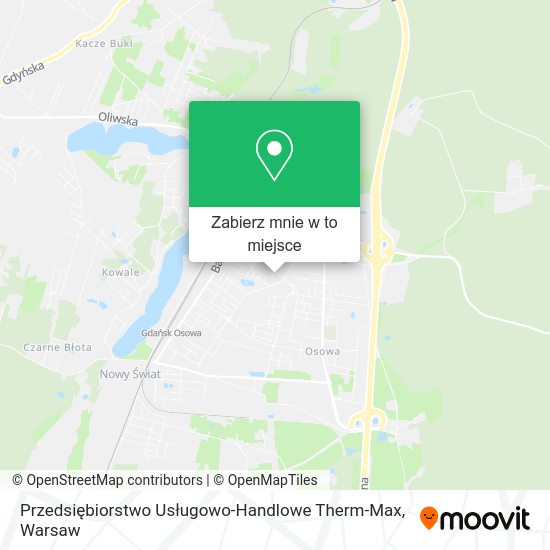 Mapa Przedsiębiorstwo Usługowo-Handlowe Therm-Max