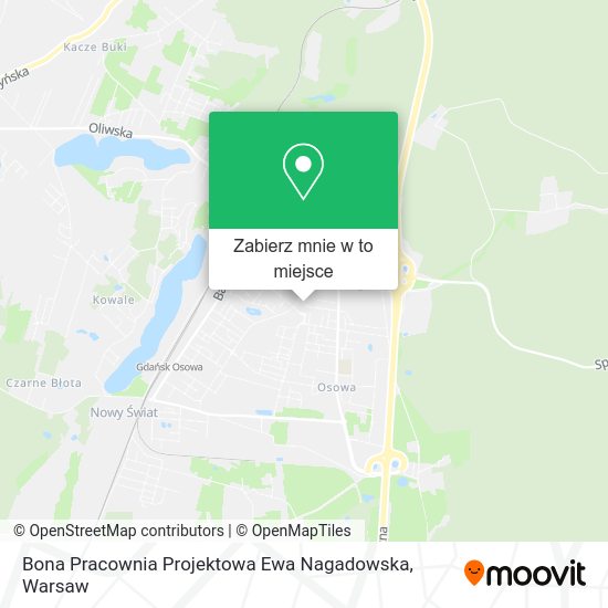 Mapa Bona Pracownia Projektowa Ewa Nagadowska