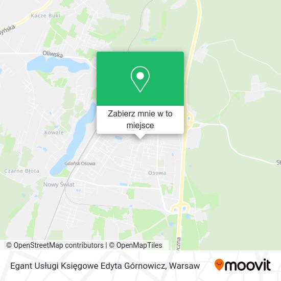 Mapa Egant Usługi Księgowe Edyta Górnowicz