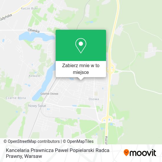 Mapa Kancelaria Prawnicza Pawel Popielarski Radca Prawny