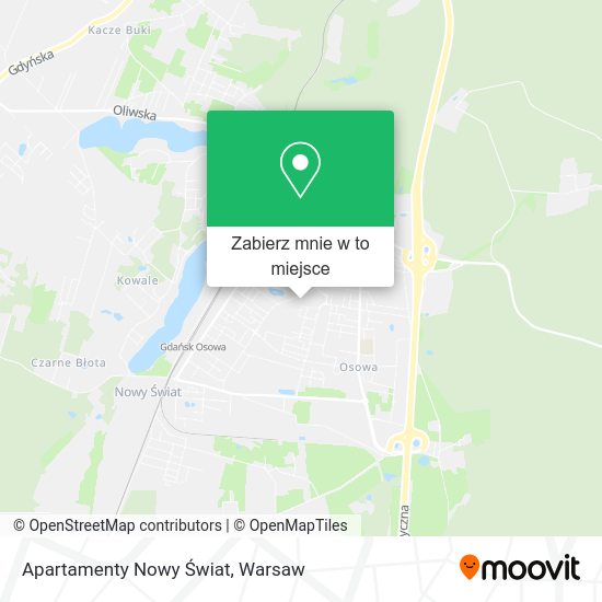 Mapa Apartamenty Nowy Świat