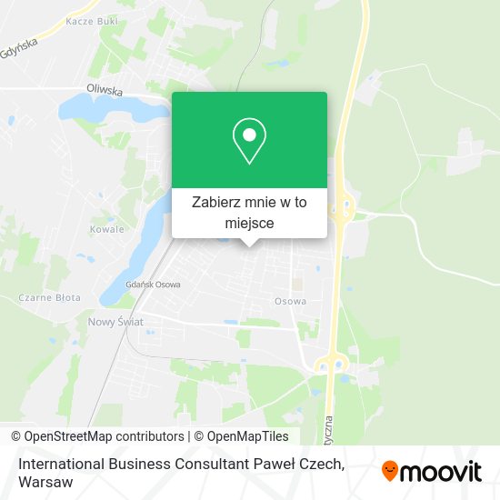 Mapa International Business Consultant Paweł Czech