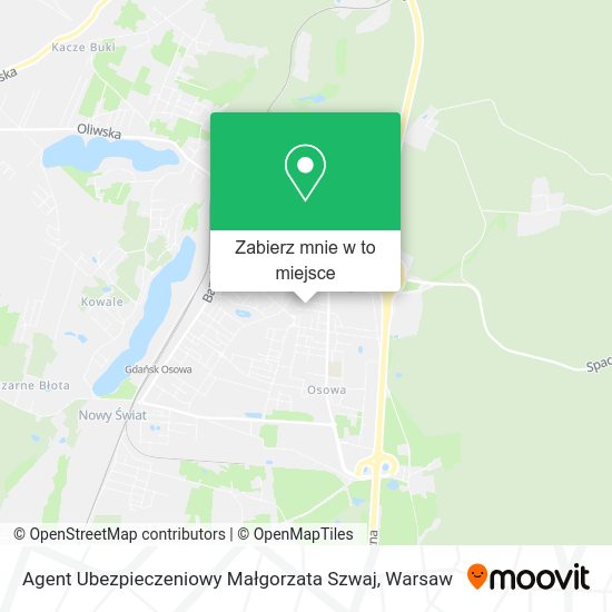 Mapa Agent Ubezpieczeniowy Małgorzata Szwaj