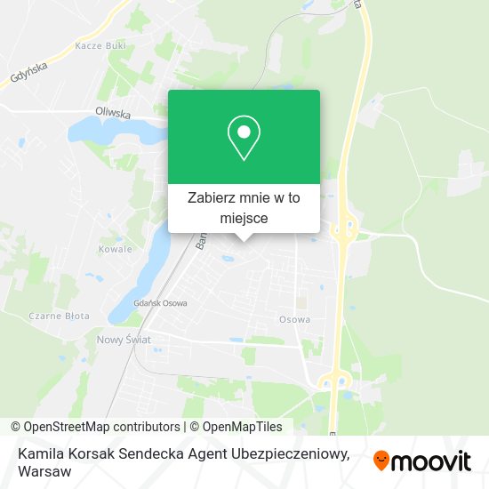 Mapa Kamila Korsak Sendecka Agent Ubezpieczeniowy