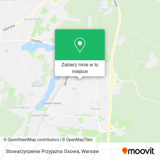 Mapa Stowarzyszenie Przyjazna Osowa