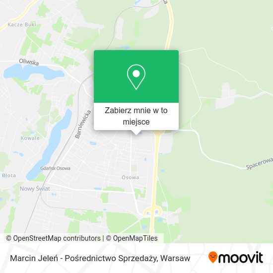 Mapa Marcin Jeleń - Pośrednictwo Sprzedaży