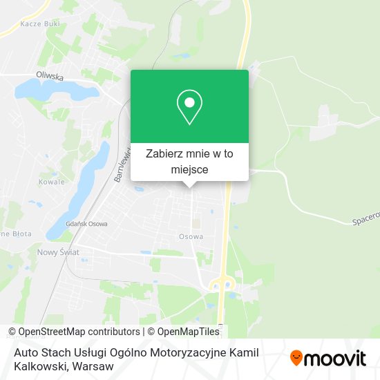 Mapa Auto Stach Usługi Ogólno Motoryzacyjne Kamil Kalkowski