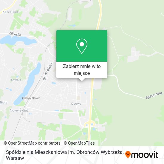 Mapa Spółdzielnia Mieszkaniowa im. Obrońców Wybrzeża