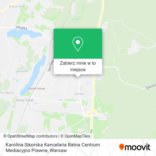 Mapa Karolina Sikorska Kancelaria Batna Centrum Mediacyjno Prawne