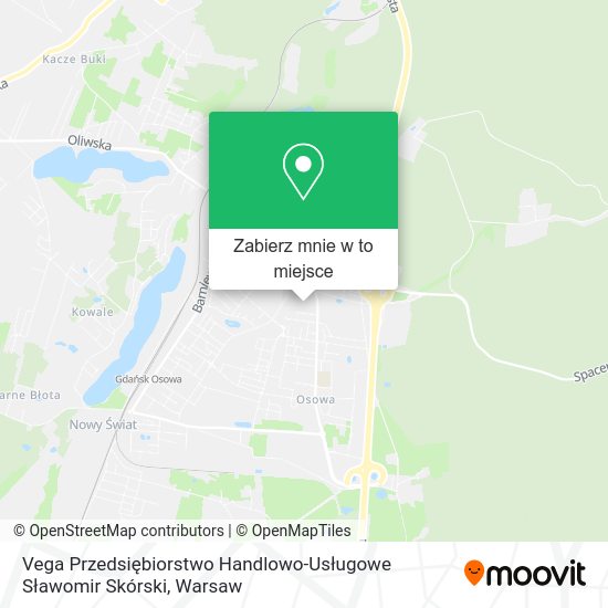 Mapa Vega Przedsiębiorstwo Handlowo-Usługowe Sławomir Skórski