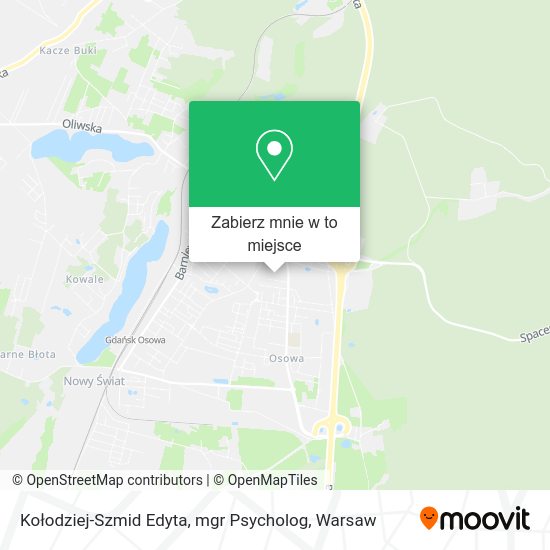 Mapa Kołodziej-Szmid Edyta, mgr Psycholog