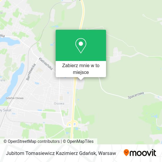 Mapa Jubitom Tomasiewicz Kazimierz Gdańsk