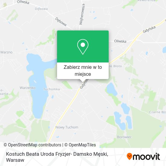 Mapa Kostuch Beata Uroda Fryzjer- Damsko Męski