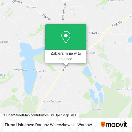 Mapa Firma Usługowa Dariusz Waleczkowski