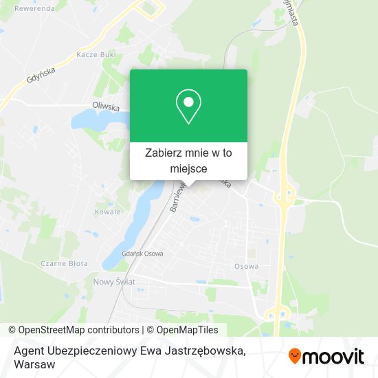 Mapa Agent Ubezpieczeniowy Ewa Jastrzębowska