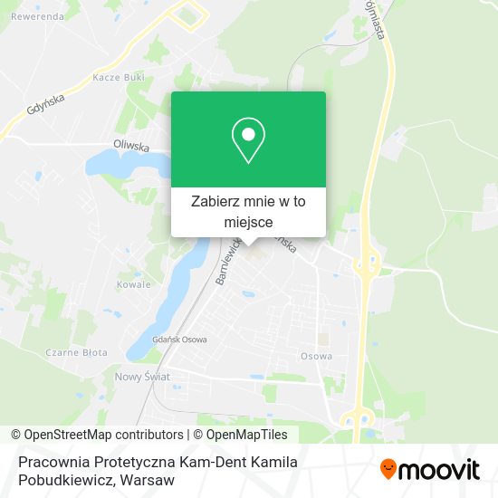 Mapa Pracownia Protetyczna Kam-Dent Kamila Pobudkiewicz