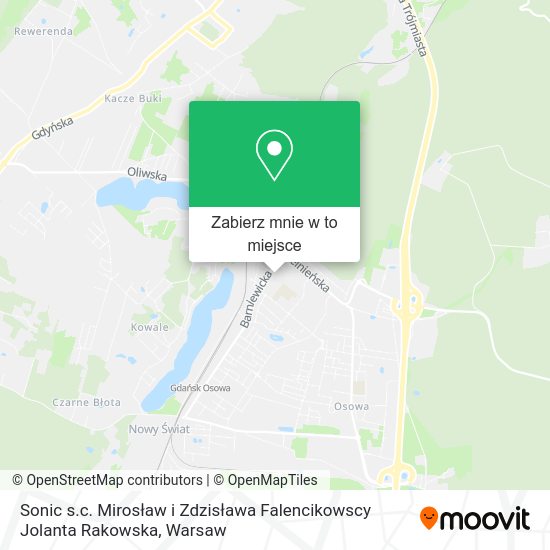 Mapa Sonic s.c. Mirosław i Zdzisława Falencikowscy Jolanta Rakowska