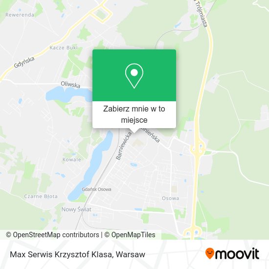 Mapa Max Serwis Krzysztof Klasa