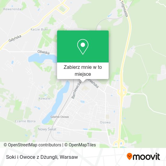 Mapa Soki i Owoce z Dżungli